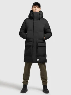 Khujo Wintermantels Winterjas Slow Heren Zwart -Colberts Winkel 033baab45965272ef3df473ddfa489f3 scaled