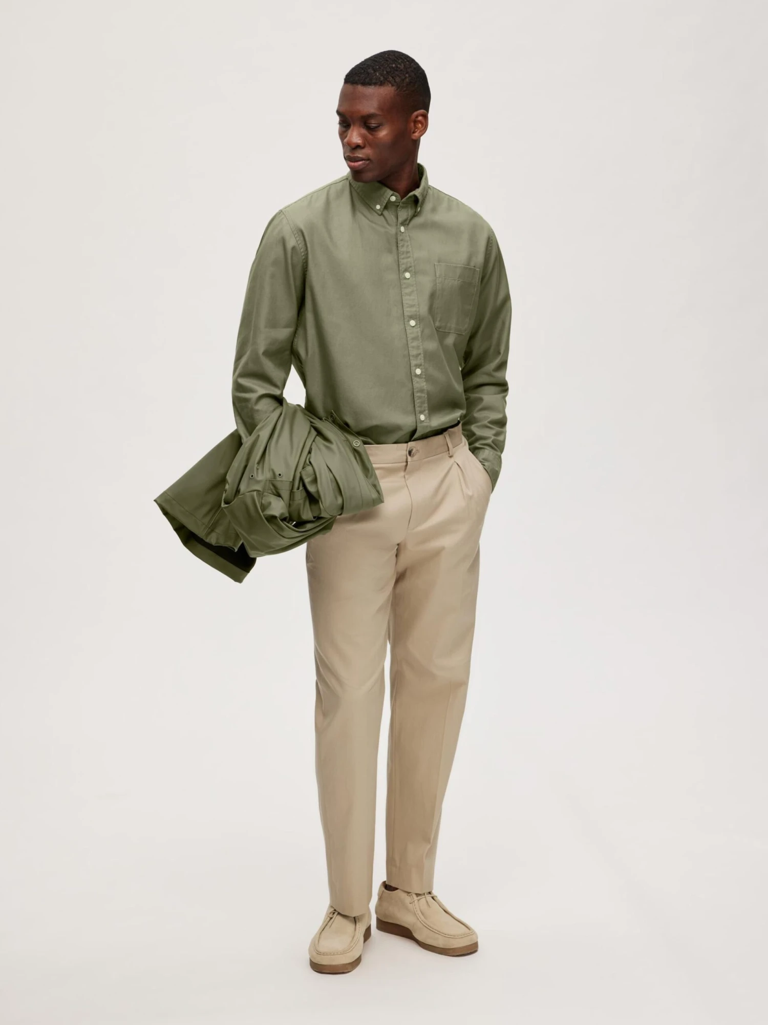 Selected Homme Pantalons Regular Pantalon GIBSON Heren Sand 5 Selected Homme Pantalons Regular Pantalon GIBSON Heren Sand - Afbeelding 5