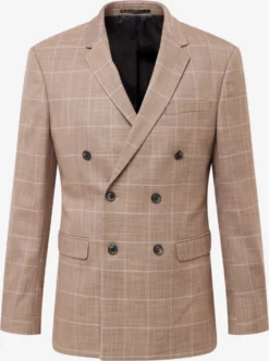Topman Blazers Regular Fit Colbert Heren Beige