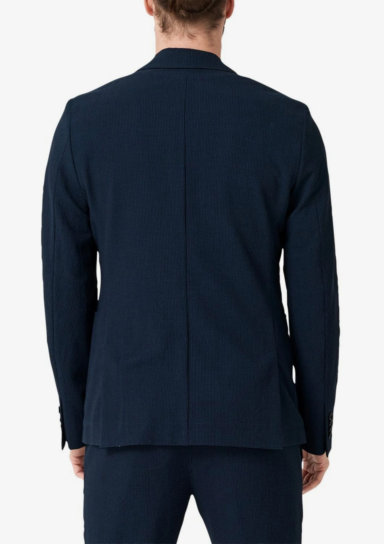 S.Oliver BLACK LABEL Blazers Slim Fit Colbert Heren Nachtblauw 5 S.Oliver BLACK LABEL Blazers Slim Fit Colbert Heren Nachtblauw - Afbeelding 5