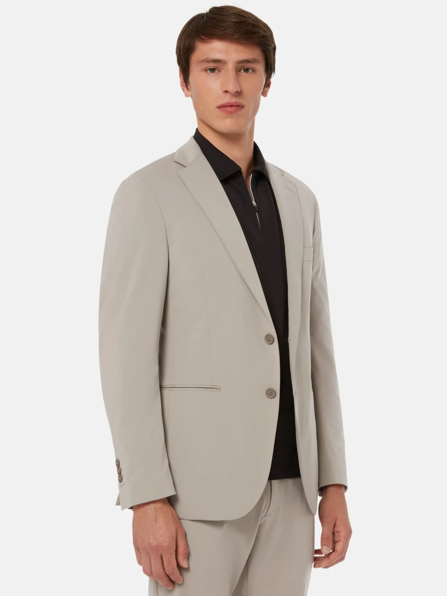 Colberts Regular Fit Business-colbert Heren Greige 2 Colberts Regular Fit Business-colbert Heren Greige - Afbeelding 2