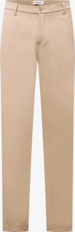 Woodbird Pantalons Regular Pantalon Eik Heren Nude