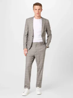 Blazers Slim Fit Colbert Heren Grijs -Colberts Winkel 34149b68ae1096eeeded757cbbcd875d scaled