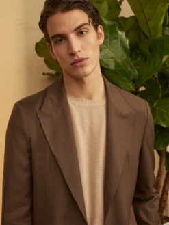 Colberts Regular Fit Business-colbert Max Heren Bruin -Colberts Winkel 44a0559d7573476ed73de76b82d362c4 scaled