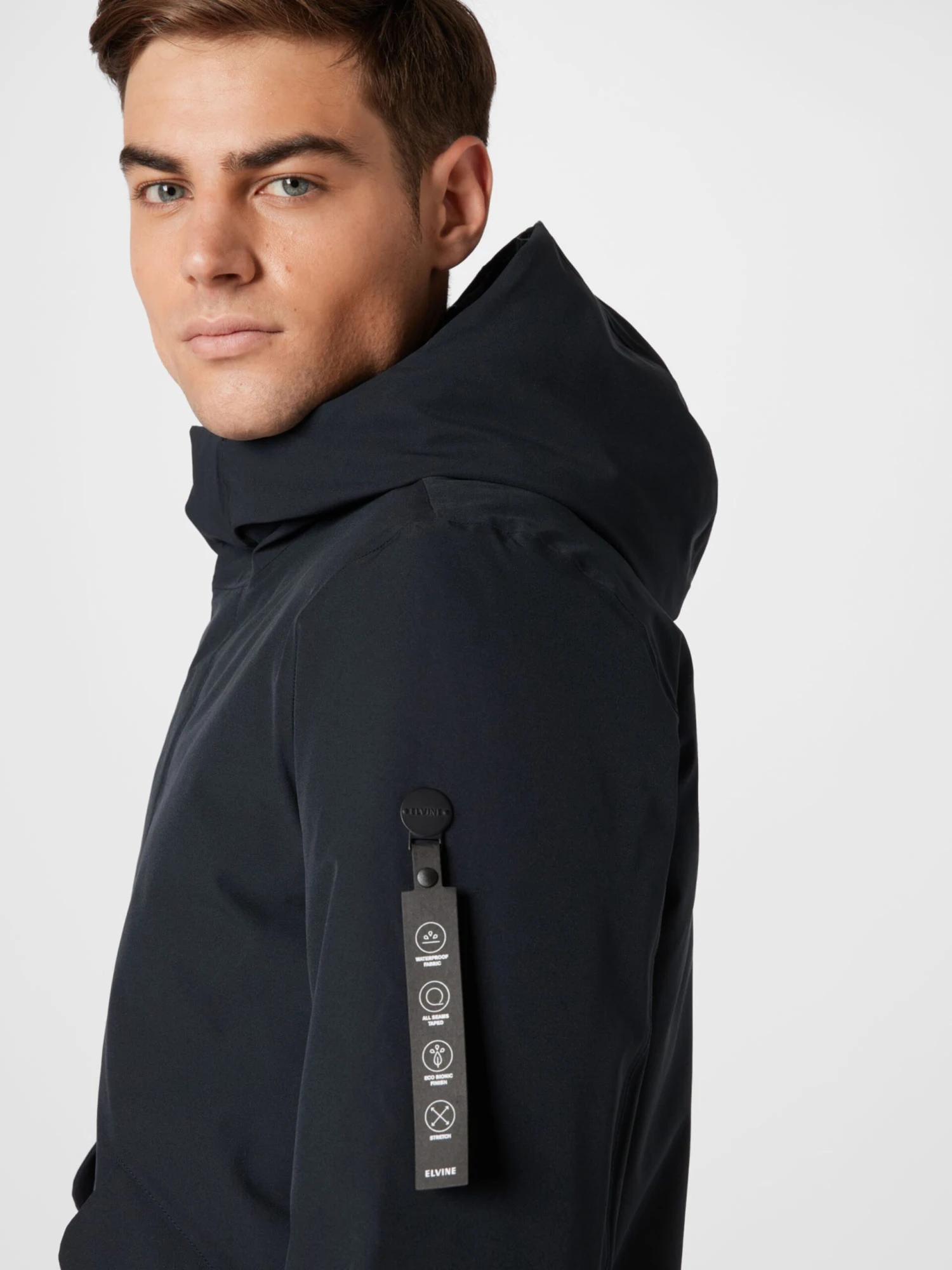 Elvine Wintermantels Winterjas Hjalmar Heren Donkerblauw 2 Elvine Wintermantels Winterjas Hjalmar Heren Donkerblauw - Afbeelding 2