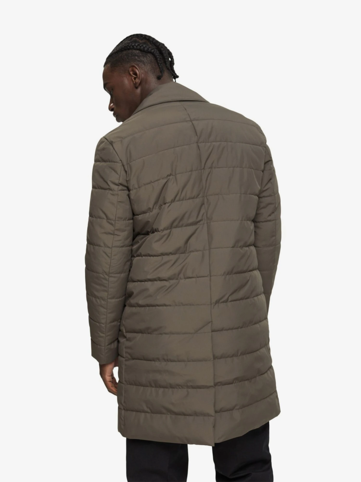 ESPRIT Wintermantels Winterjas Heren Kaki 4 ESPRIT Wintermantels Winterjas Heren Kaki - Afbeelding 4