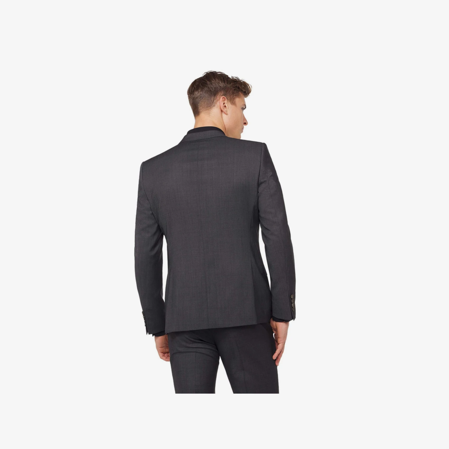 Digel Colberts Slim Fit Business-colbert Heren Antraciet 4 Digel Colberts Slim Fit Business-colbert Heren Antraciet - Afbeelding 4