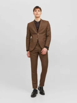 Jack & Jones Blazers Regular Colbert Heren Bruin -Colberts Winkel 57bdbbd3e2e7fd8f3fc27aec55df6627 scaled