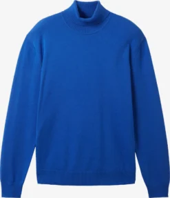 TOM TAILOR Denim Coltruien Trui Heren Royal Blue/koningsblauw