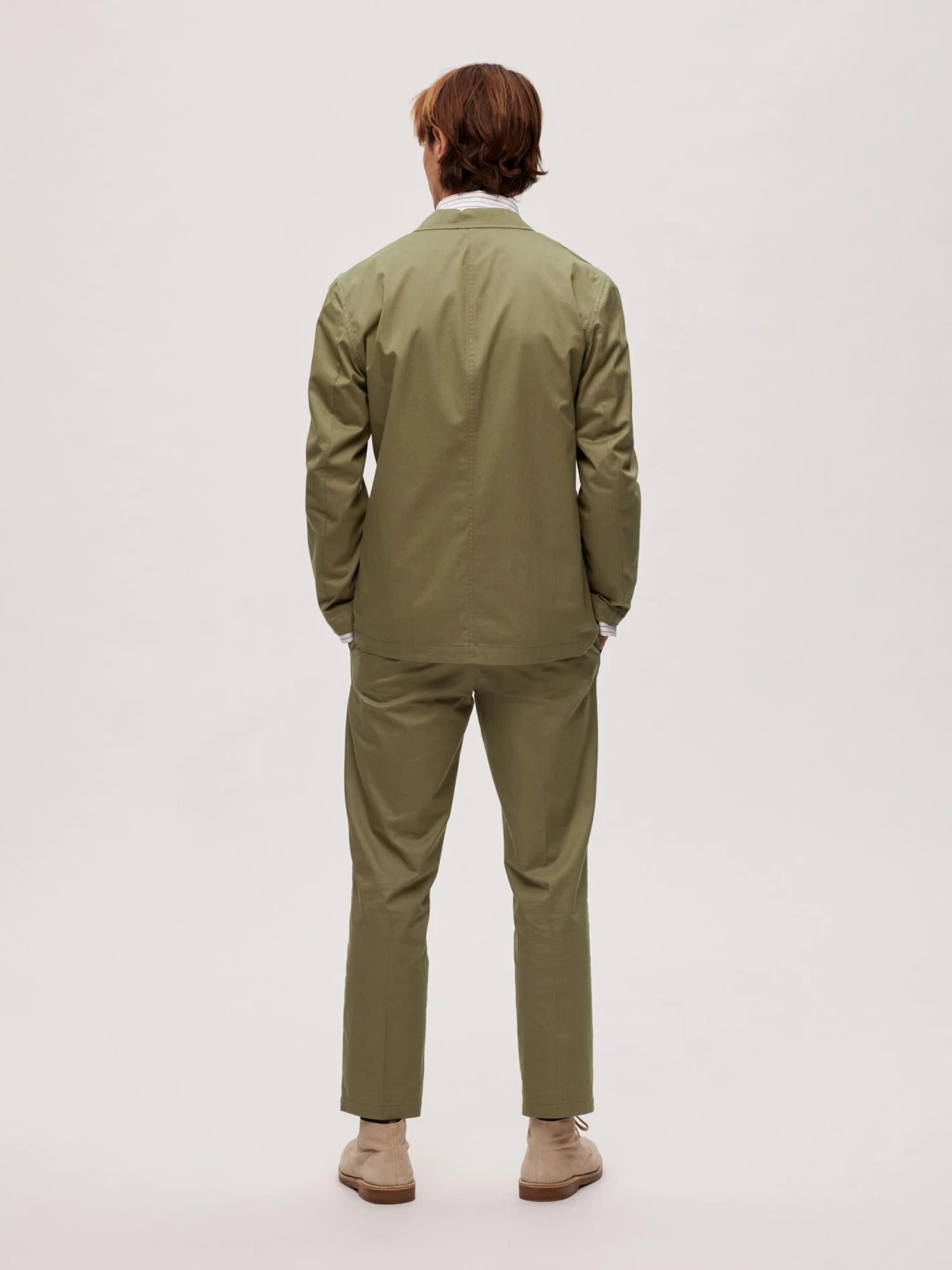 Selected Homme Blazers Regular Fit Colbert LOIK Heren Olijfgroen 3 Selected Homme Blazers Regular Fit Colbert LOIK Heren Olijfgroen - Afbeelding 3