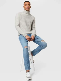 Jack & Jones Coltruien Trui POWER Heren Lichtgrijs -Colberts Winkel 6157c3665c61af225ee59f3f86c1f84c scaled