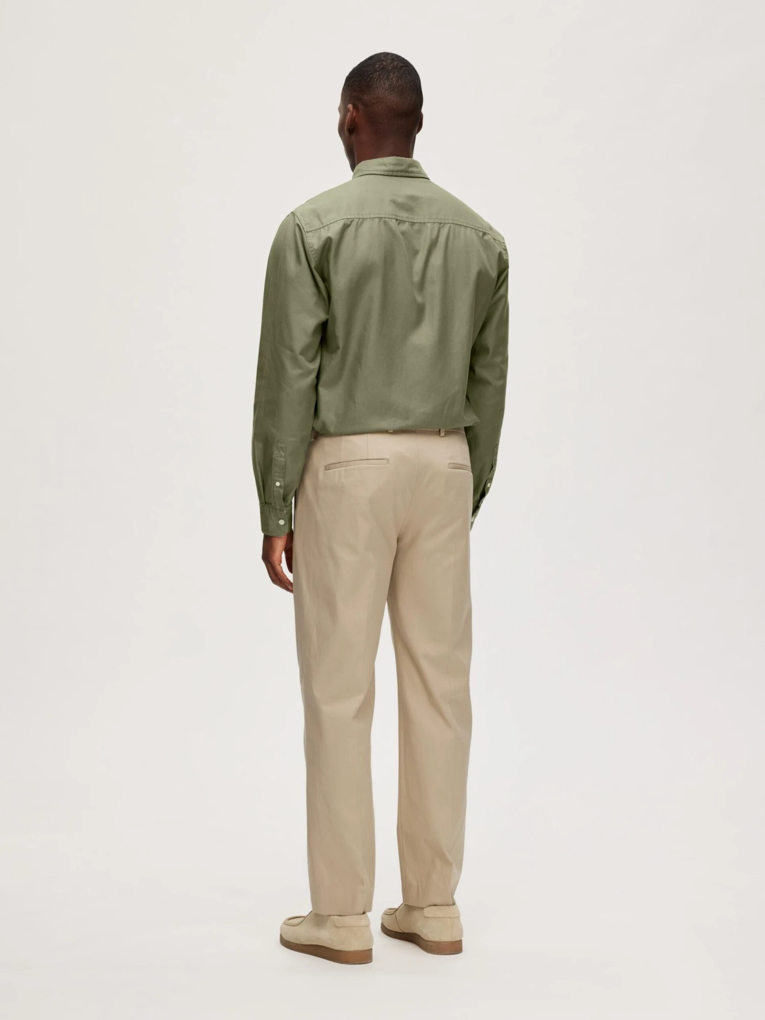 Selected Homme Pantalons Regular Pantalon GIBSON Heren Sand 3 Selected Homme Pantalons Regular Pantalon GIBSON Heren Sand - Afbeelding 3