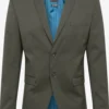 Selected Homme Blazers Slimfit Colbert LOGAN Heren Donkergroen