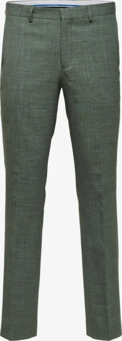 Selected Homme Pantalons Slimfit Pantalon Oasis Heren Donkergroen