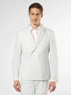 Colberts Slim Fit Business-colbert Brixdon-Double Heren Pastelblauw