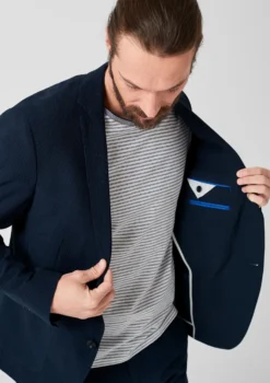 S.Oliver BLACK LABEL Blazers Slim Fit Colbert Heren Nachtblauw 14 S.Oliver BLACK LABEL Blazers Slim Fit Colbert Heren Nachtblauw -Colberts Winkel 73dccc7f949b580403cfd1c743cc377c scaled