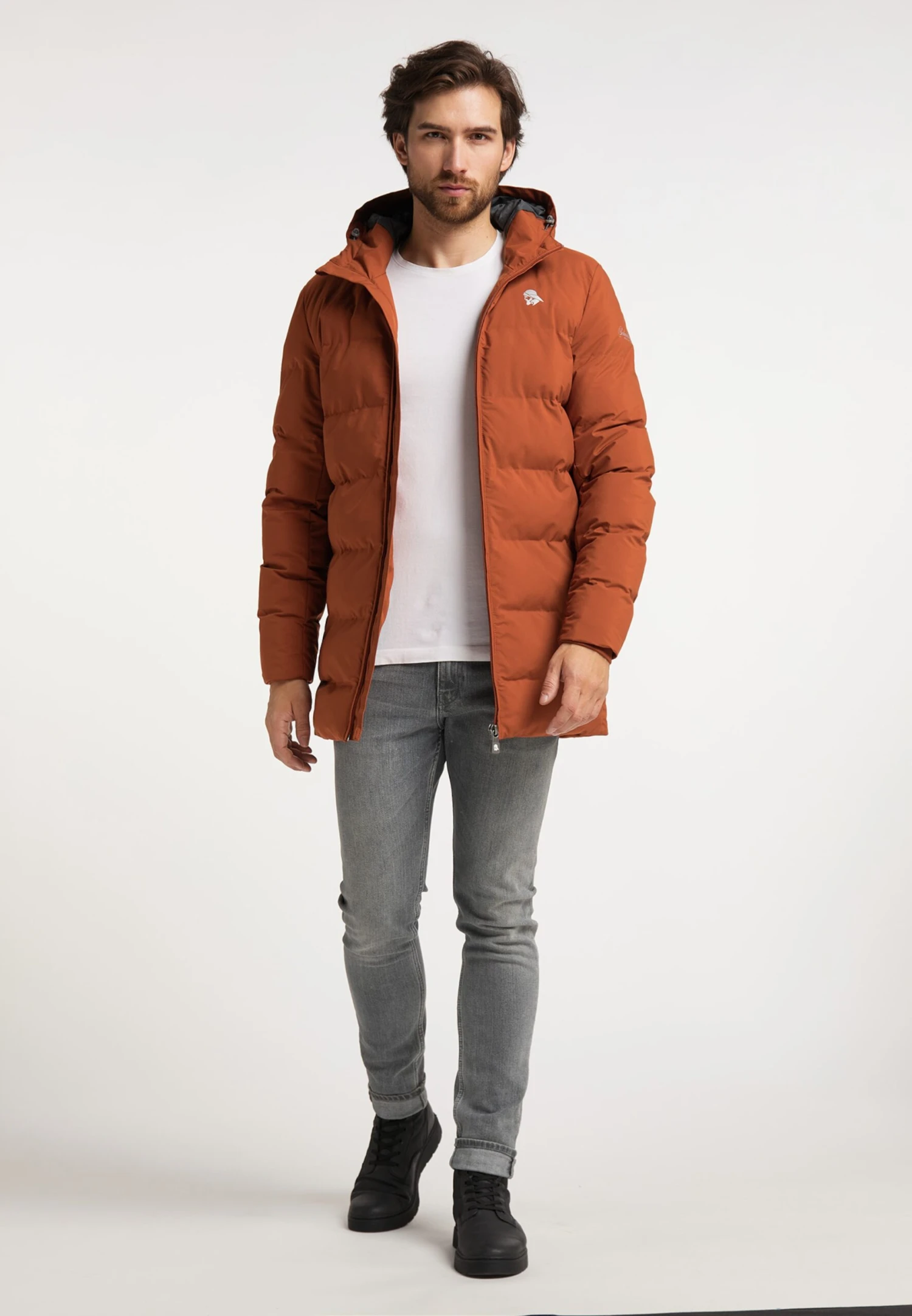 Schmuddelwedda Wintermantels Winterjas Heren Cognac 4 Schmuddelwedda Wintermantels Winterjas Heren Cognac - Afbeelding 4