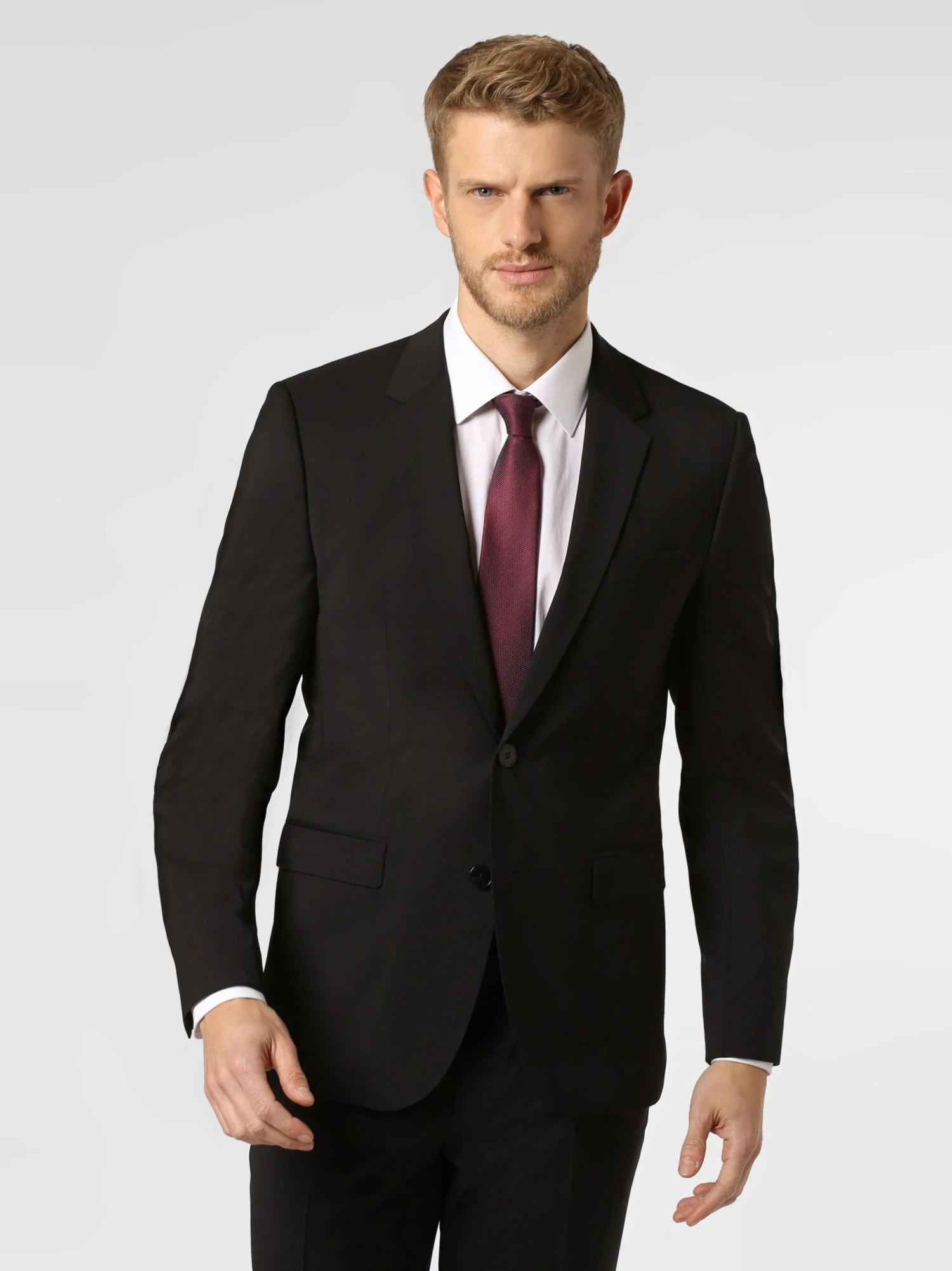 Hugo Colberts Slim Fit Business-colbert Aldon Heren Zwart 2 Hugo Colberts Slim Fit Business-colbert Aldon Heren Zwart - Afbeelding 2