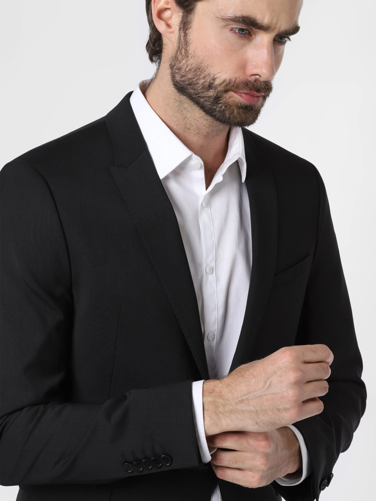 DRYKORN Colberts Regular Fit Business-colbert LEWIS Heren Zwart 4 DRYKORN Colberts Regular Fit Business-colbert LEWIS Heren Zwart - Afbeelding 4