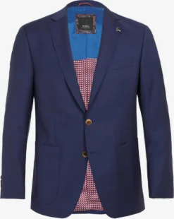 Digel Blazers Slim Fit Colbert Heren Blauw