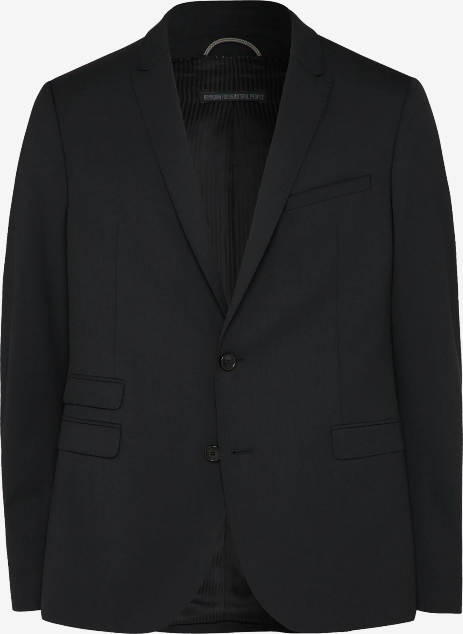 DRYKORN Colberts Regular Fit Business-colbert LEWIS Heren Zwart 1 DRYKORN Colberts Regular Fit Business-colbert LEWIS Heren Zwart