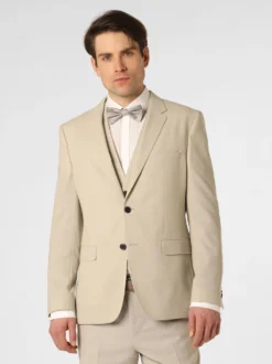 Blazers Regular Fit Colbert Heren Taupe