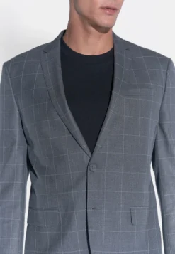 Colberts Slim Fit Business-colbert Heren Lichtgrijs / Grijs Gemêleerd 9 Colberts Slim Fit Business-colbert Heren Lichtgrijs / Grijs Gemêleerd -Colberts Winkel a9c171016e1fb4681bdb54dfeacd5a08 scaled