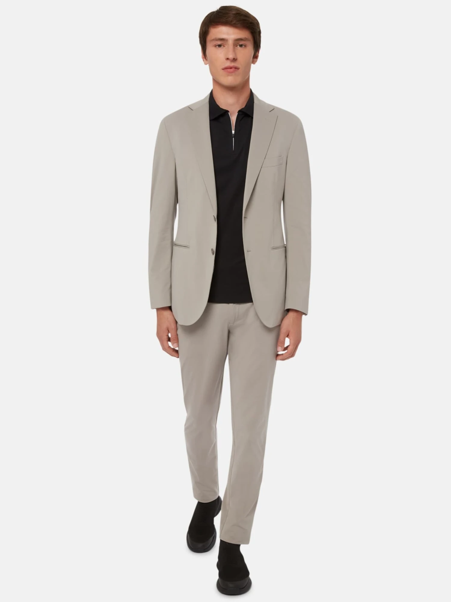 Colberts Regular Fit Business-colbert Heren Greige 3 Colberts Regular Fit Business-colbert Heren Greige - Afbeelding 3