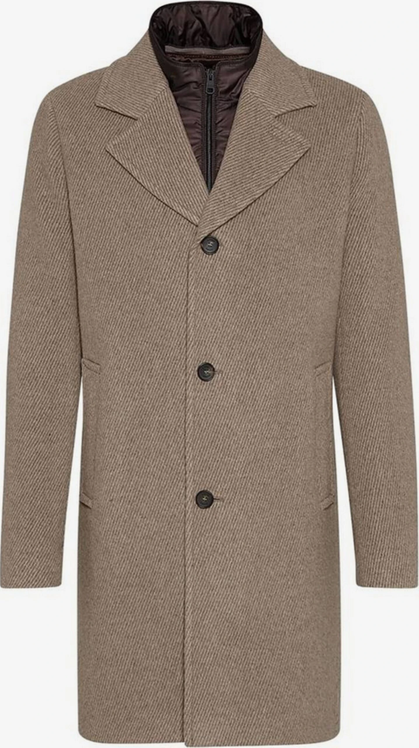 CINQUE Wintermantels Winterjas Heren Lichtbruin 1 CINQUE Wintermantels Winterjas Heren Lichtbruin