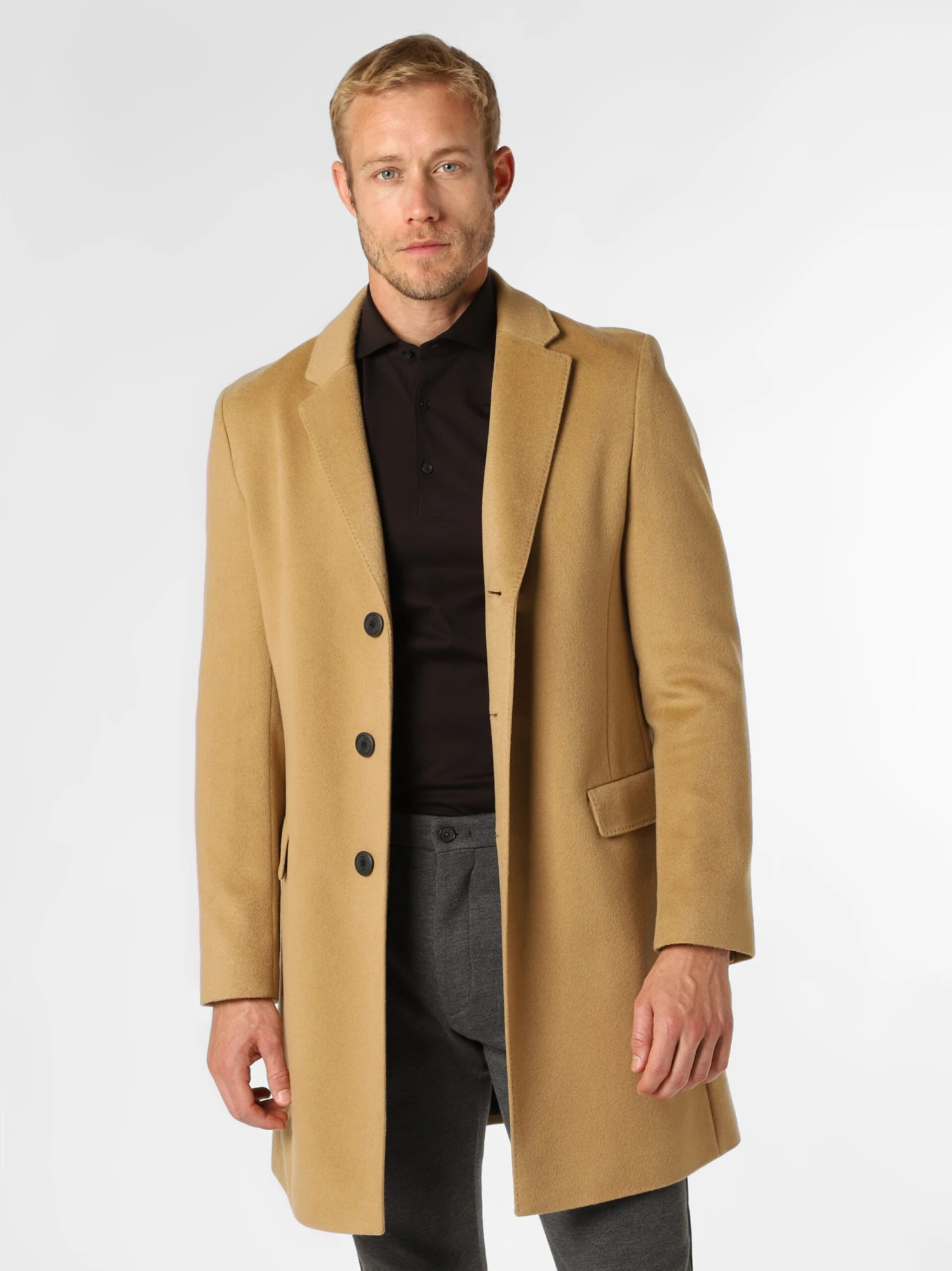 Hugo Wintermantels Winterjas Migor2241 Heren Bruin 2 Hugo Wintermantels Winterjas Migor2241 Heren Bruin - Afbeelding 2