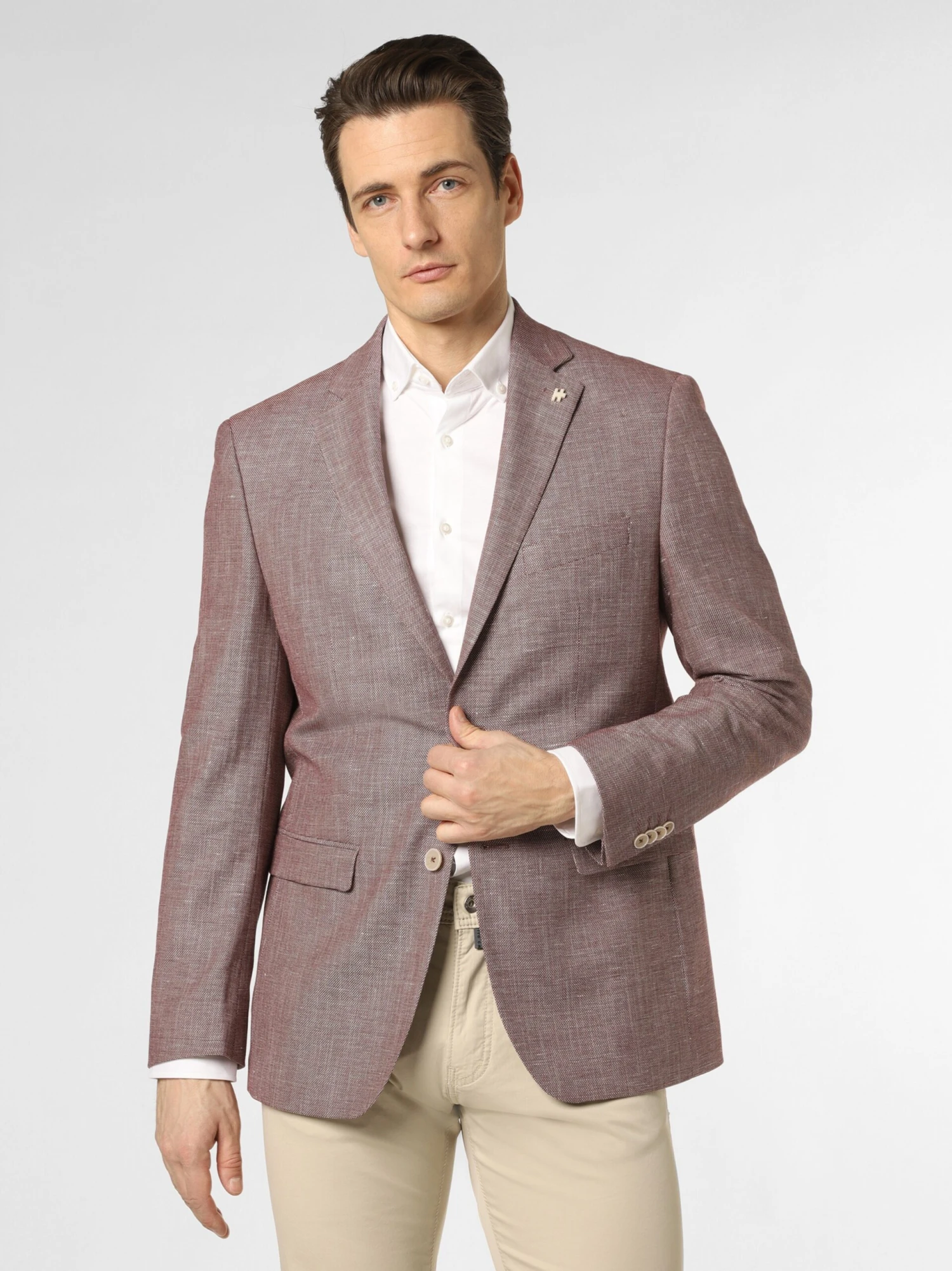 Colberts Regular Fit Business-colbert Heren Bordeaux 2 Colberts Regular Fit Business-colbert Heren Bordeaux - Afbeelding 2