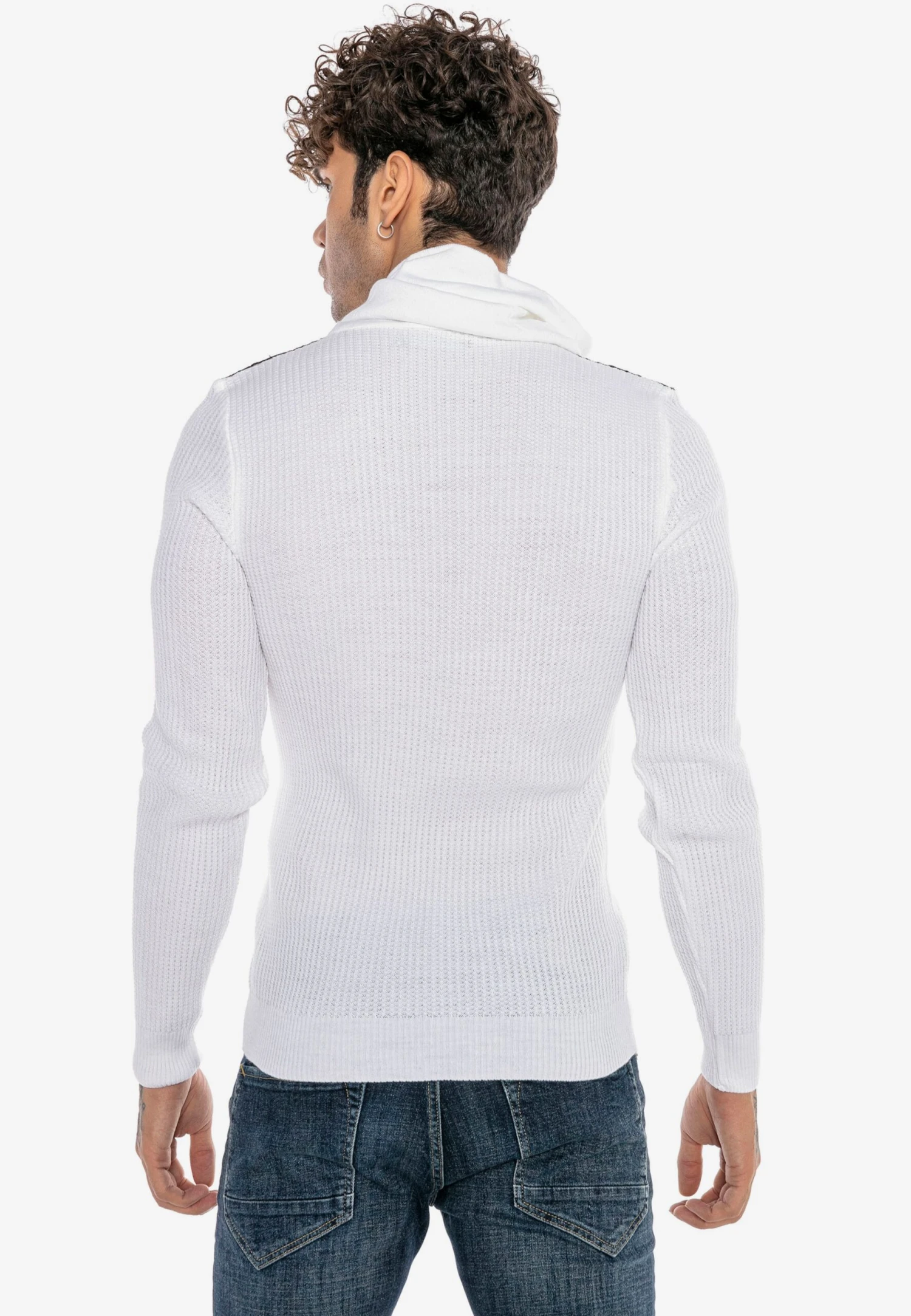 Coltruien Trui Reno Heren Wit 5 Coltruien Trui Reno Heren Wit - Afbeelding 5