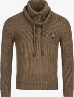 Indicode Jeans Coltruien Trui Heren Bruin