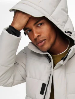 Only & Sons Wintermantels Winterjas Carl Heren Lichtgrijs -Colberts Winkel e8711555c368e09842f5835a64b825c4 scaled