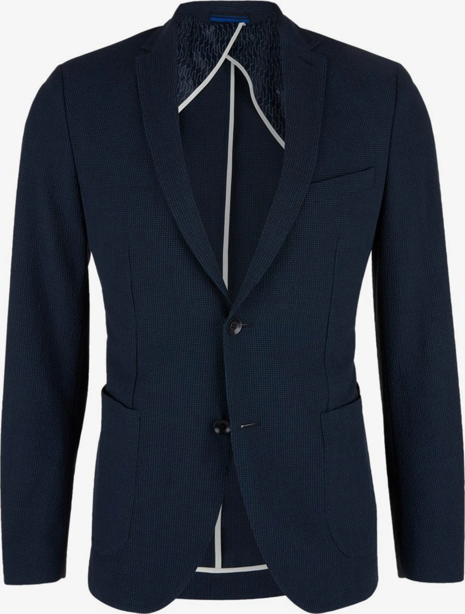S.Oliver BLACK LABEL Blazers Slim Fit Colbert Heren Nachtblauw 1 S.Oliver BLACK LABEL Blazers Slim Fit Colbert Heren Nachtblauw