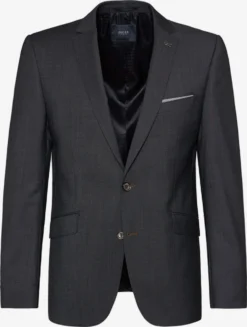 Digel Colberts Slim Fit Business-colbert Heren Antraciet