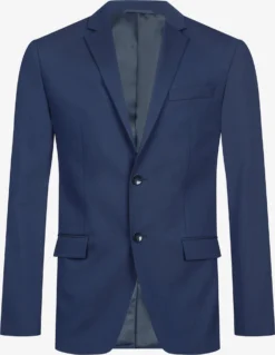 Calvin Klein Colberts Slim Fit Business-colbert Heren Royal Blue/koningsblauw